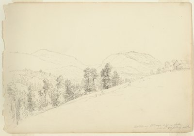 Whorllebury Mountain near Schroon Lake, New York, 1837 by Asher Brown Durand